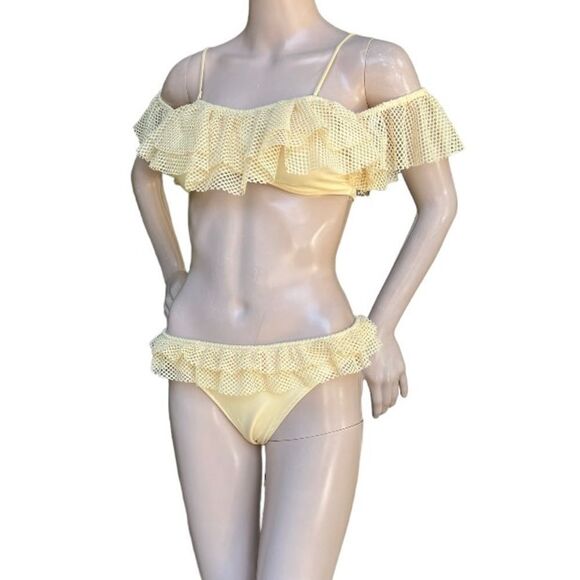 H&M 2-Piece Mesh Bikini Swimsuit 8 10 New - Picture 10 of 10